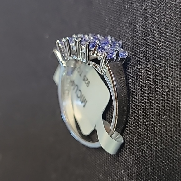 Aaron Tanzanite Sterling silver ring - Picture 2 of 5
